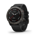 fēnix 6X Sapphire,Carbon Gray DLC w/Black Band,GPS Watch (SG)