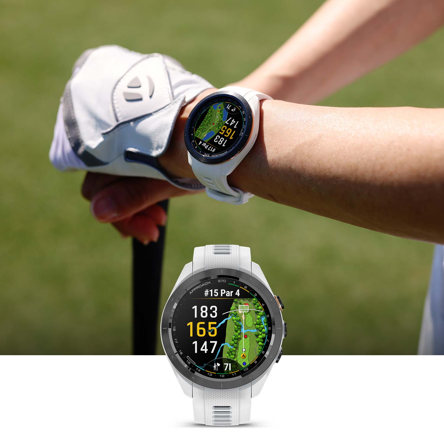 Gps Golf Garmin S60 Club Tracking Approach S70 GPS Golf Smartwatch