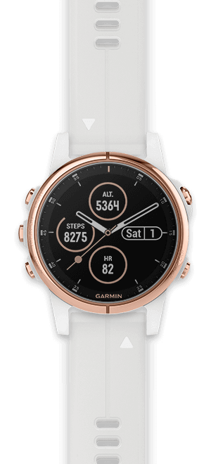 fenix 5 white rose gold