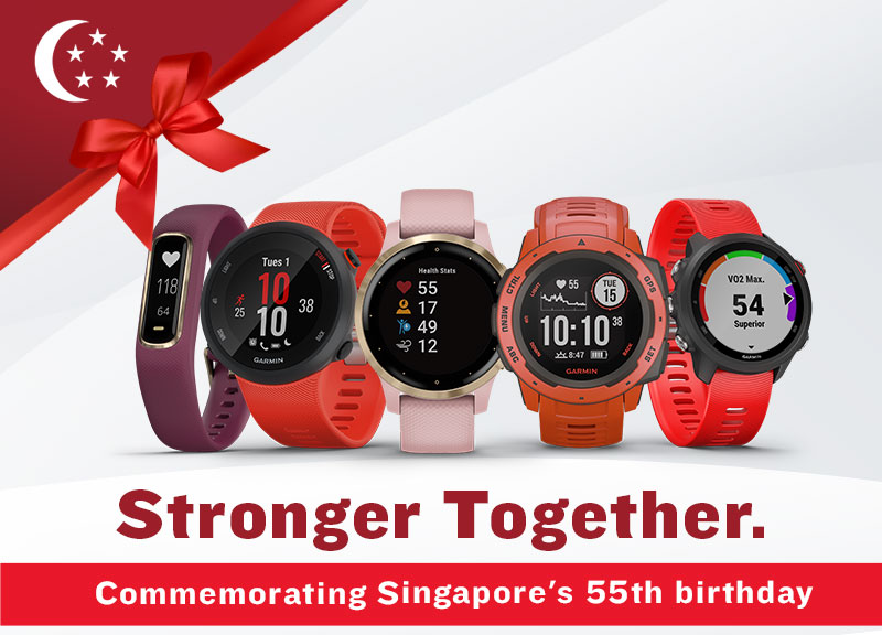 Garmin commemorates Singapore’s 55th birthday with National Day Promotion