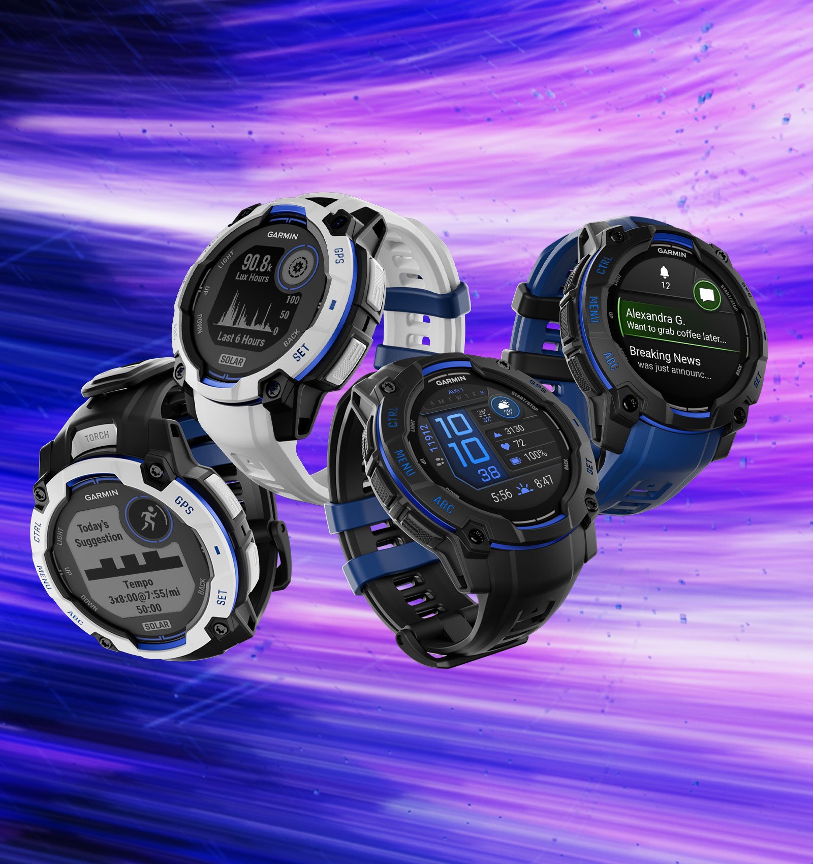 Instinct 3 Supernova - Limited EditionRugged  Outdoor  GPS  Smartwatch