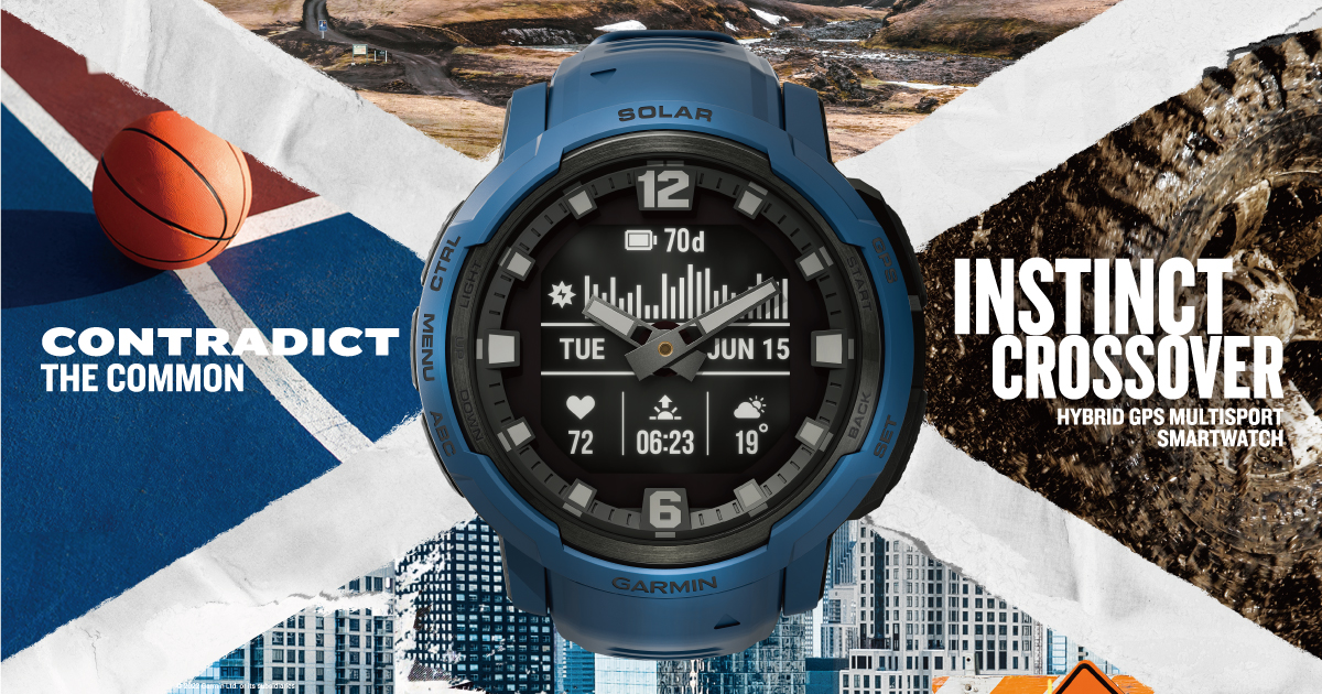 [20230118] New rugged Instinct Crossover by Garmin is fully analog, fully smart