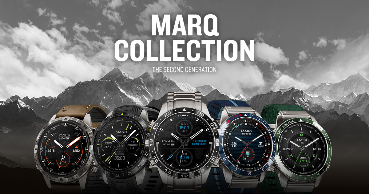 [20230119] Garmin unveils the second-generation MARQ collection, five luxury modern tool watches