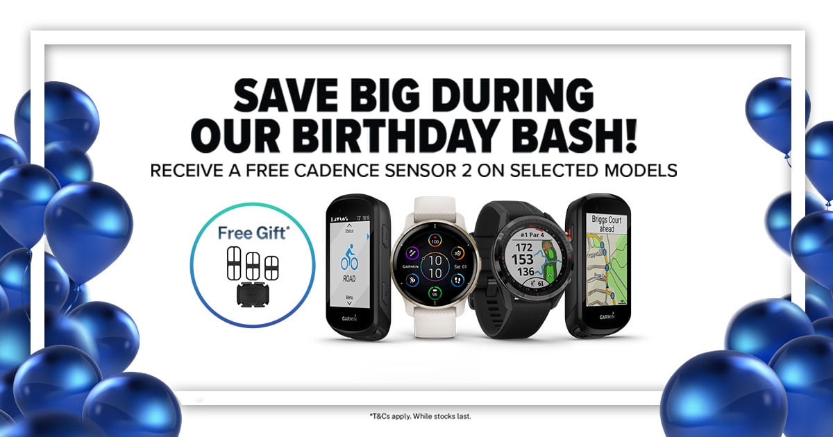 SAVE BIG OUR BIRTHDAY BASH! News Garmin Singapore