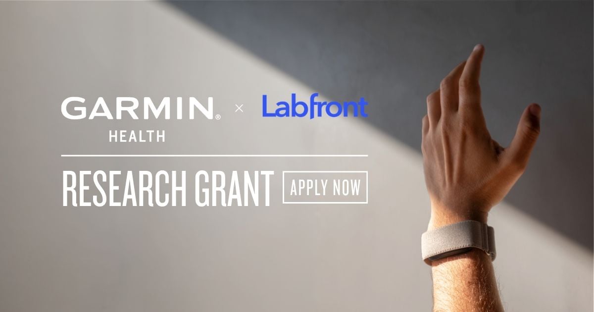 [20261016]2026 Labfront x Garmin Health Research Grant