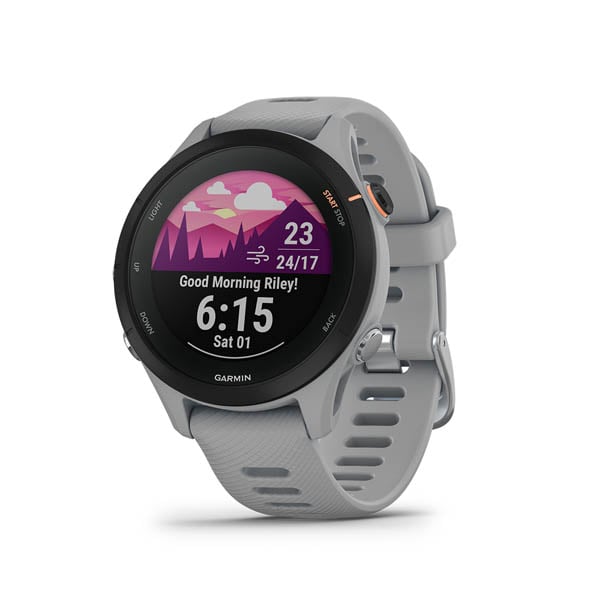  Wearable4U Garmin Forerunner 255 Music GPS Running 46 mm  Smartwatch, Advanced Insights, Long-Lasting Battery, Whitestone White  Earbuds Bundle : Electronics