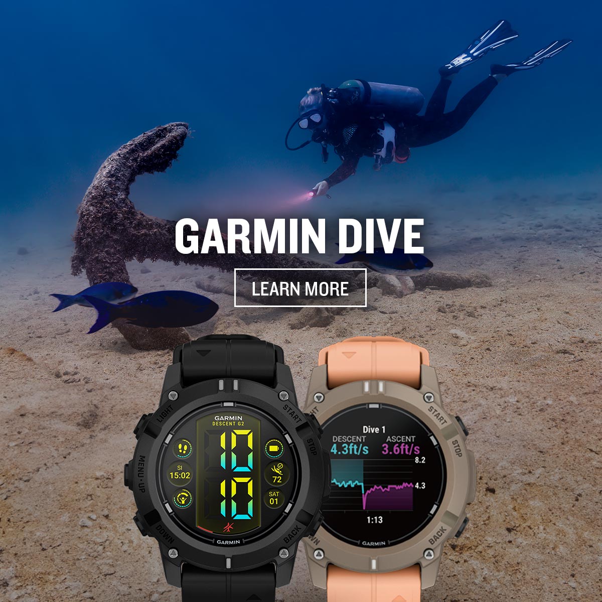 Dive Watch Mk3 Garmin Fenix Diving Garmin Watch For Scuba Diving