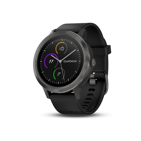 Garmin vivoactive 3 Black with Stainless Hardware GPS Smartwatch 